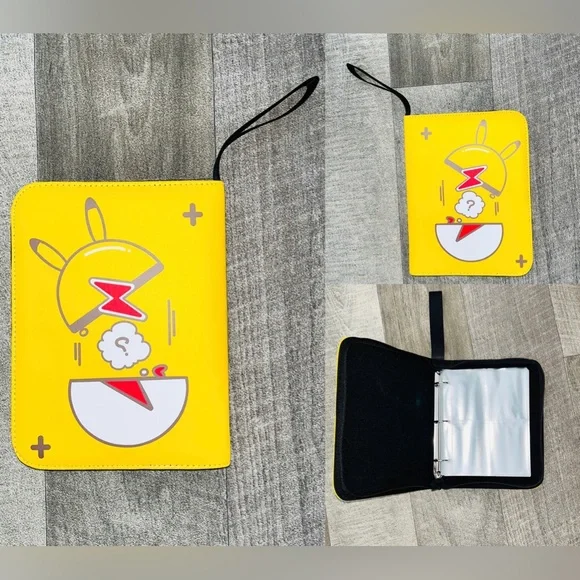 pokemon Card Game Case Binder Holder Holds Up to 400 Cards 50 pages poke ball - Picture 1 of 7